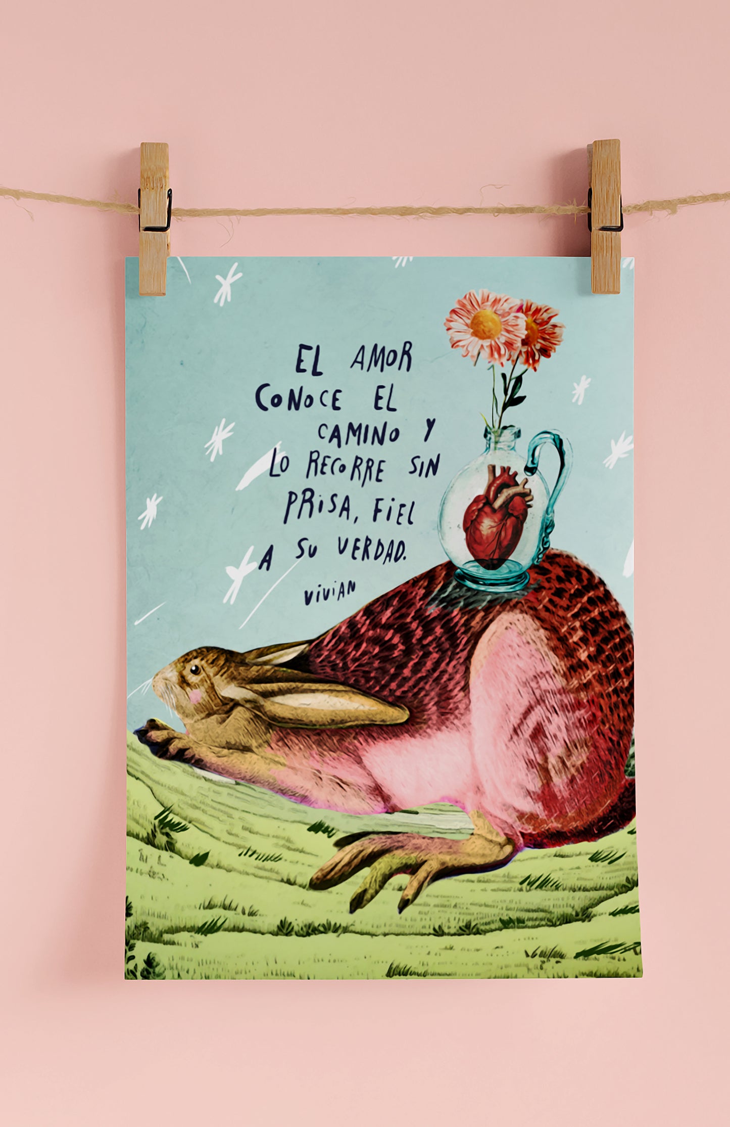 Impresión para enmarcar amor